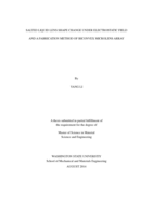 Salted liquid lens shape change under electrostatic field and a fabrication method of biconvex microlens array