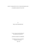 In situ 11B NMR kinetic study of the dehydrogenation of ammonia borane in solution
