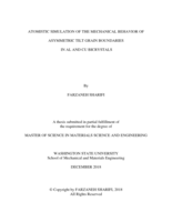 Atomistic simulation of the mechanical behavior of asymmetric tilt grain boundaries in AL and CU bicrystals