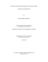 Natural tungsten in Washington's surface waters: controls and modeling