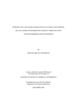 Introduction and characterization of an innovative biofuel cell platform with improved stability through novel enzyme immobilization techniques
