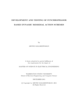 Development and Testing of Synchrophasor based Dynamic Remedial Action Schemes