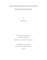 Resin transfer molding (RTM) of wood strands reinforced composite panels