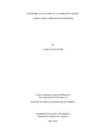 Economic evaluation of a community-based, family-skills prevention program