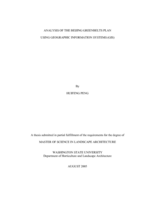 Analysis of the Beijing Greenbelts Plan using Geographic Information Systems (GIS)