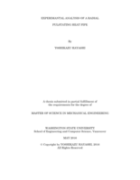 Experimental analysis of a radial pulsating heat pipe