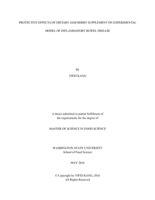 Protective effects of dietary goji berry supplement on experimental model of inflammatory bowel disease