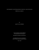 Geochemistry and petrogenesis of John Day ash flows near Prineville, Oregon