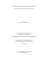 Lift force on sports balls with minimal spin: an examination of the knuckleball