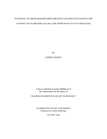 Potential of green manure biofumigants and seed exudates in the control of Globodera pallida, the white potato cyst nematode