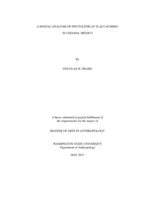A spatial analysis of phytoliths at Tlacuachero in Chiapas, Mexico