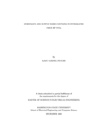 Substrate and supply noise coupling integrated CMOS RF VCOs