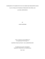 Comparison of Washington state 2010 Medicare prescription drug plan coverage of pharmacotherapies for opioid and alcohol dependence