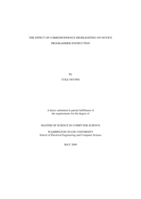 The effect of correspondence highlighting on novice programmer instruction