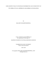Using genetic tools to investigate distribution and connectivity of two Sierra Nevada amphibians, Rana sierrae and Rana boylii