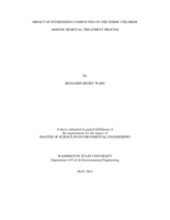 Impact of interfering compounds on the ferric chloride arsenic removal treatment process