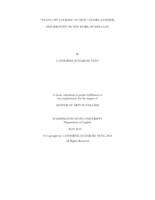 "Leave off looking to men": genre, gender, and identity in the work of Mina Loy