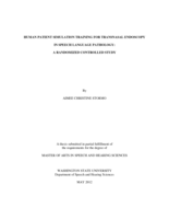 Human patient simulation training for transnasal endoscopy in speech language pathology: a randomized controlled study