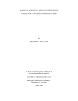 Making of a monster: media construction of gender non-conforming homicide victims