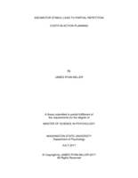 Ideomotor stimuli lead to partial repetition costs in action planning