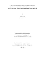 A mechanistic view of shoot vigor in grapevines: xylem anatomy, hydraulics, and reproductive growth
