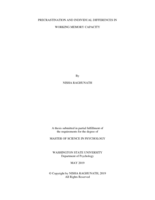 Precrastination and individual differences in working memory capacity