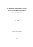 Site preferences and jump frequencies of In/Cd solutes in rare Earth palladium phases having the L1₂ structure 