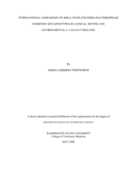 International comparison of shiga toxin-encoding bacteriophage insertion site genotypes of clinical, bovine and environmental E. coli O157 isolates