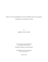 Impact of non-Saccharomyces yeasts on fermentation and aromatic composition of Chardonnay wines