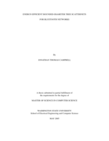 Energy-efficient bounded-diameter tree scatternets for bluetooth networks