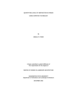 Quantifying levels of abstraction in images using computer technology