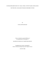 System implementation of a real-time, content based application router for a managed publish-subscribe system