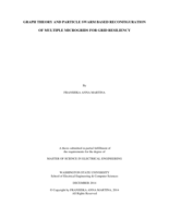 Graph theory and particle swarm based reconfiguration of multiple microgrids for grid resiliency