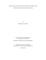 The influence of extrusion processing and formulation on form-stable phase change material
