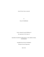 Plant cell wall analog