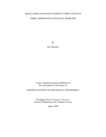 Image-based boundary element computation of three-dimensional potential problems