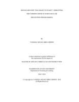 Moving beyond "Too smart to start!": disrupting the common-sense in substance use prevention programming