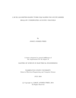 A BCJR algorithm-based turbo equalizer for multicarrier shallow underwater acoustic channels
