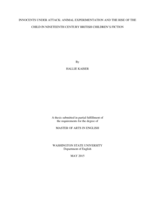 Innocents under attack: animal experimentation and the rise of the child in nineteenth century British children's fiction