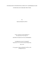 Investigation of the frictional effects of a deformable floor system for use in mid-rise structures