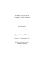 Sketching and creativity of interior design students