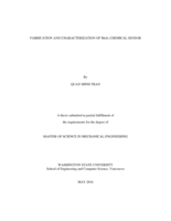 Fabrication and characterization of MoS₂ chemical sensor