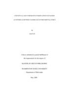Conceptual and comparative formulations of Daoism: An interplay between Daoism and environmental ethics