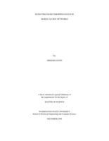 Detecting packet-dropping faults in mobile ad-hoc networks