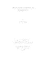 Landscape ecology of rodents in a no-till agriculture system