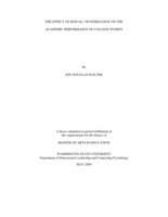 The effect of sexual vicitimization on the academic performance of college women