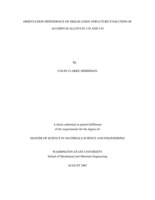 Orientation dependence of dislocation structure evolution of aluminum alloys in 2-D and 3-D