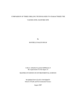 Comparison of three drilling technologies to characterize the vadose zone, Hanford Site
