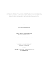 Comparative studies of pollinator diversity and abundance in perennial irrigated crops and adjacent habitats in central Washington