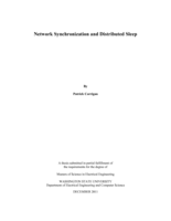 Network synchronization and distributed sleep
